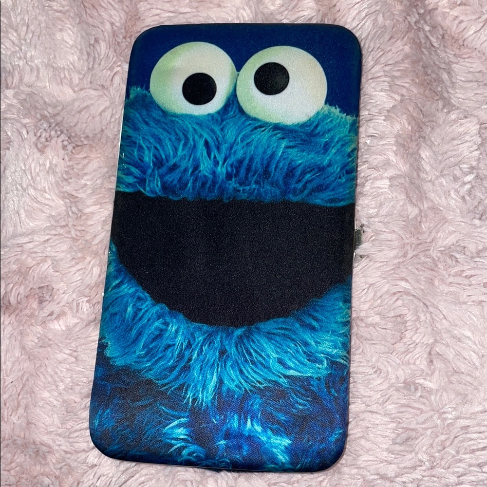 Blue Cookie Monster Wallet